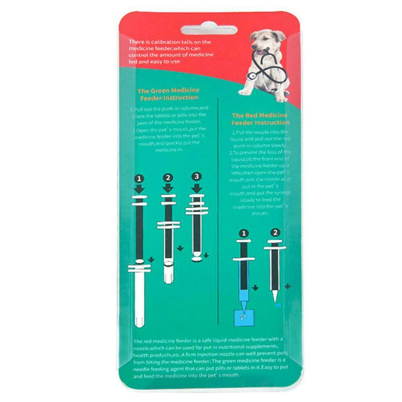 Pet Dog Cat Pills Dispenser Feeding Kit Home Universal Pet Medicine Feeder