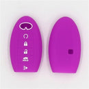 Easy Install Safety Car Key Fob Case Cover for Infiniti QX50L ESQ Purple