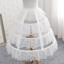 Womens Hoop Bustle Skirt Petticoat Crinoline for Lolita Victorian Gothic Dress