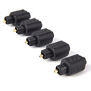 Mini Optical Audio Adapter 3.5mm Female Jack Plugs To Digital Toslink Mal TES