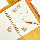 45Pcs/Set Cute Cat Stickers Ablum Diary Decoration DIY Scrapbooking Stickers