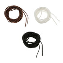 5m Flat Korean Velvets Leather Cord String Jewelry Findings Black