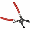 2 Pcs Wide Flat Band Hose Clamp Plier & Cross Slotted Jaw Pliers