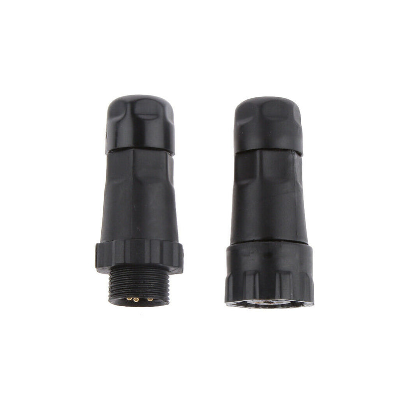 15A 7.5mm IP68 4 Pins Assembled Waterproof Electrical Cable Connector Socket
