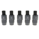 5 Pieces 71mm 4-Pin Audio Cable Plug Sockets For K4CF Ohm Connector