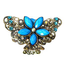 5Pcs Women's Metal Butterfly Flower Rhinestone Hair Claw Clamps Hair Clips