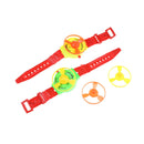 Funny Toys Flying Saucer Plastic Watch Toys Spinning Top Creative Gift Game T FT