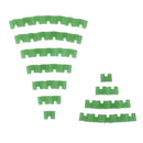40Pcs/bag Dental Silicone Add On Special Wedges Rubber Dental Wedges Ring Ti OZ