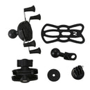 Universal Motorcycle Phone Holder Rearview Mirror Installation For 3.5-5.5