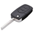 Replacement 3 Button Flip Folding Keyless Entry Remote Car Key Fob Case She