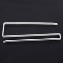 2pcs Paper Towel Holder Dispenser Under Cabinet Paper Roll Holder Rack with V9O7