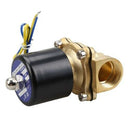 2W-200-20 3/4 Inch Brass Electric Solenoid Valve Water Air Fuels N/C DC 12V
