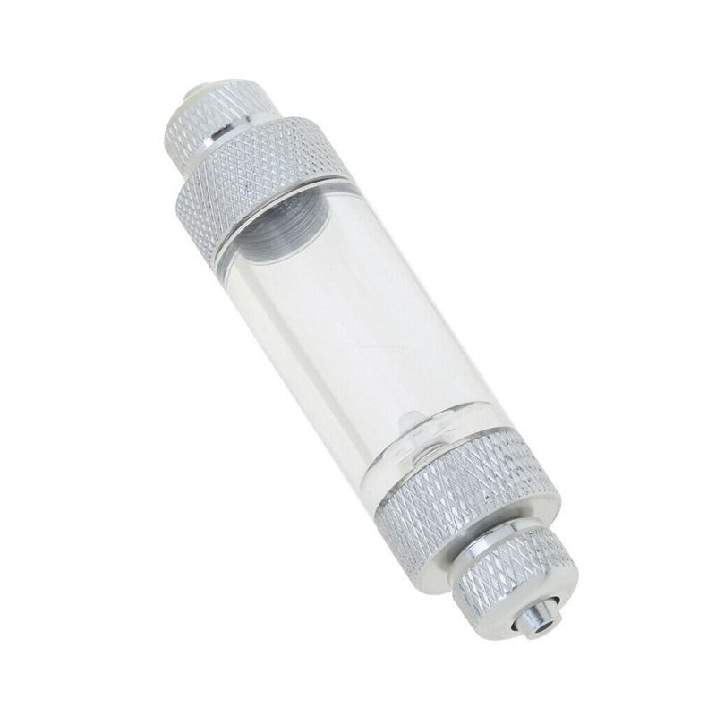 2pcs Aquarium Fish Tank Plant Aluminium CO2 Bubble Counter with Check Valve