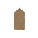 100X Kraft Paper Tags Label Luggage Wedding Birthday Christmas Party Blan Hs Gw