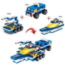 6 In1 Marine, Air And Air Force Put Together Building Blocks For Children'S Y1L9
