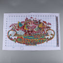 11CT 55x36cm Fruits Stamped Cross Stitch Kit DIY Handmade Needlework for
