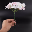 Silk Flower Wedding Decoration Artificial Flowers Spring Vivid Big Hydrange G6Y9