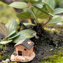 3Pcs Micro Landscape Decoration Small Houses Handicraft Gift Garden Ornaments LJ