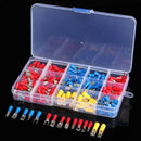 300pcs Insulated Assorted Electrical Terminal Crimp Connector spade Set Box