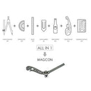 Versatile Drawing Tool Ruler Mini Compass For Designers Artists Architects