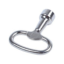 Key slot for bolt Triple-cornered Triangular metal panel 8 mm x 2