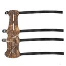 Camouflage 4 Strap Leather Shooting Target Archery Arm Guard Protection Hot WCJ