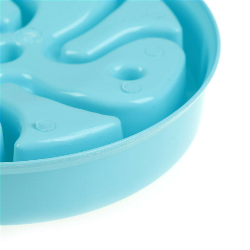 Slow Feed Dog Bowl Anti Choking Pet Food Bowl To Prevent Obesity Dog Feeder MO