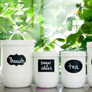 40PCS New Wedding Home Kitchen Jars Blackboard Stickers Chalkboard Lables