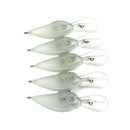 10Pcs Square Bill Unpainted Crankbait Fishing Lure Body 9.5Cm Blank Lures AU BX