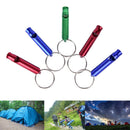 5X Alloy Aluminum Emergency Survival Whistle Outdoor Camping Hiking Keychain LJ