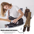 Cotton Leather Ukulele Strap Length Adjustable Belt Ukulele Parts Accessories
