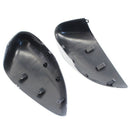Pair Left &Right Gloss White Rear View Mirror Cover Fit for Ford Fiesta 200