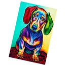 Colorful Dog 5D Diamond Painting Rhinestone Pictures Crystals Embroidery Kit