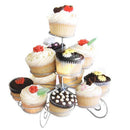 3 levels 13 - Cup display metal support to small cake Cupcake Christmas tre