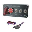 Racing Engine Start Button Ignition Switch Panel Led Car Modification Switc