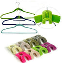 10 Pcs/Pack Magic Clothing Hanger Closet Organizer Space Saver Rack Clothe YAD