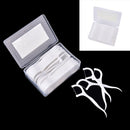 1 Box/50Pcs Dental Floss Flosser Brush Tooth Picks Oral Care Teethpick Sword OZ