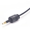 Audio CableBlack TOSlink Plug to MINI-TOSLink OPTICAL 3.5mm Jack 0.5m  Hn