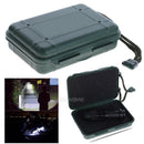 Travel Plastic Box Case Storage For Flashlight Torch Lamp Light Set with String