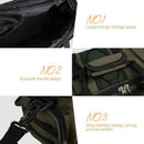 Outdoor Multifunction Canvas Fishing Bag Large Capacity Lure Fishing Tackle