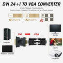 DVI24 5 VGA Digital to Analog Signal Graphics Adapter DVI24 1 to VGA Converter