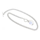 Fashion Love Heart Moon Pendant Choker OT Buckle Neckalce Jewelry Accessorie Gw