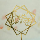 Home Cake Wedding Birthday Cake Topper Card Birthday cake Acrylic sign Cake S1J1
