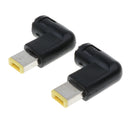 2pcs Laptop DC Power Adapter 7.9mm x0.9mm USB-C/Type-C Female to Square Elbow