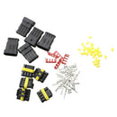 5 Kit 4 Pin Way Waterproof Electrical Wire Connector Plug B2D3