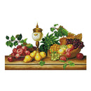 Stamped Cross Stitch Kit - Assorted Fruits 108x71cm / 42.5x27.9inch