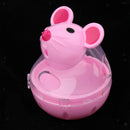 2 pcs Cat Mouse Shape Tumbler Interactive Teaser Toys Store Food Supplies