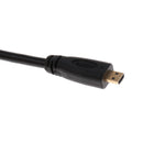 HDMI to Micro HDMI Cable Lead Cord 1080p Spring Coiled Extension Cable Black