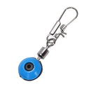 Blue Fishing Line to Hook Swivels Shank Clip Connector N8Q3