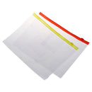 20PCS Plastic Slider Zip Lock Bags Files Holder for A5 Paper N2O1